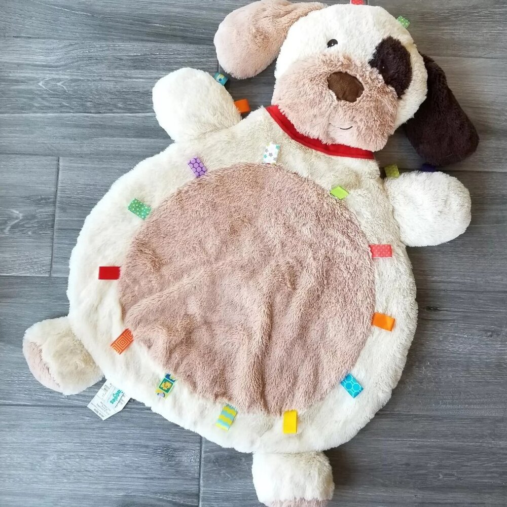 TAGGIES MARY MEYER DOG PLUSH "BUDDY" BABY FLOOR PLAY MAT LARGE 32" x 23" RETIRED - Picture 3 of 10